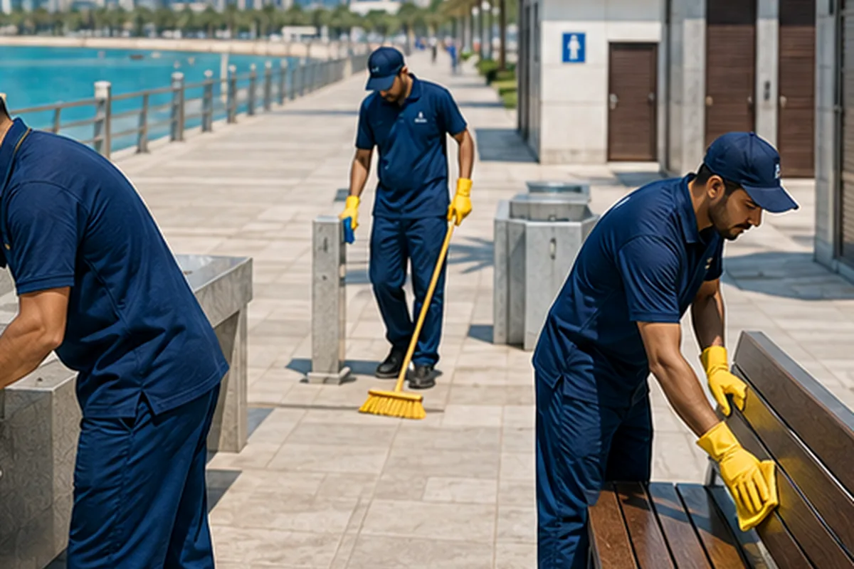 تخطيط عمال نظافة التجزئة والمرافق العامة والنقل لأصحاب الأعمال في أملج بالمملكة العربية السعودية