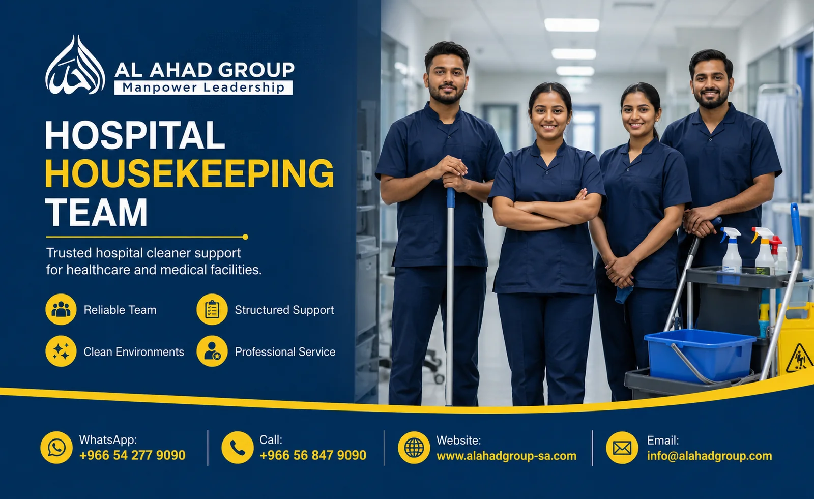 AL AHAD GROUP workforce continuity planning team supporting employers in Umluj, Saudi Arabia