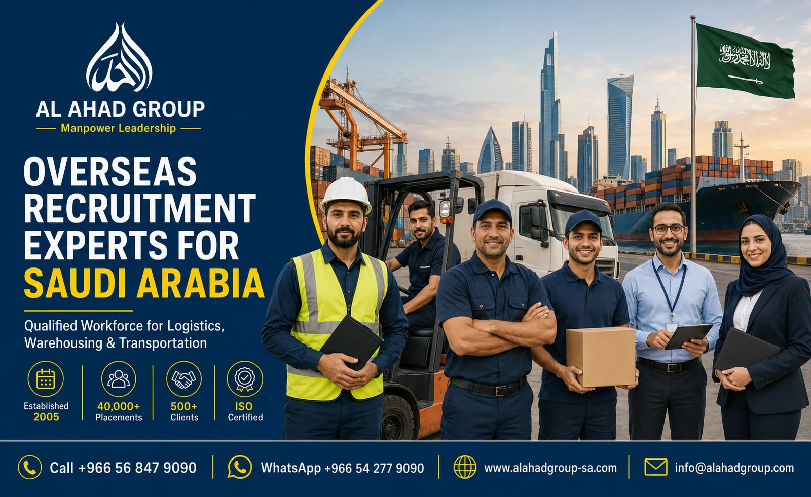 AL AHAD GROUP employer workforce briefing team supporting employers in Umluj, Saudi Arabia